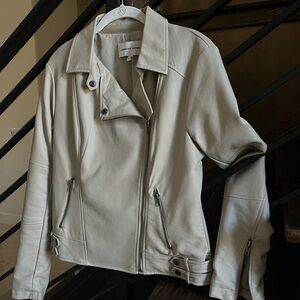Faux leather Fitted Women's Jacket. Brand - cupcakes and cashmere - size M